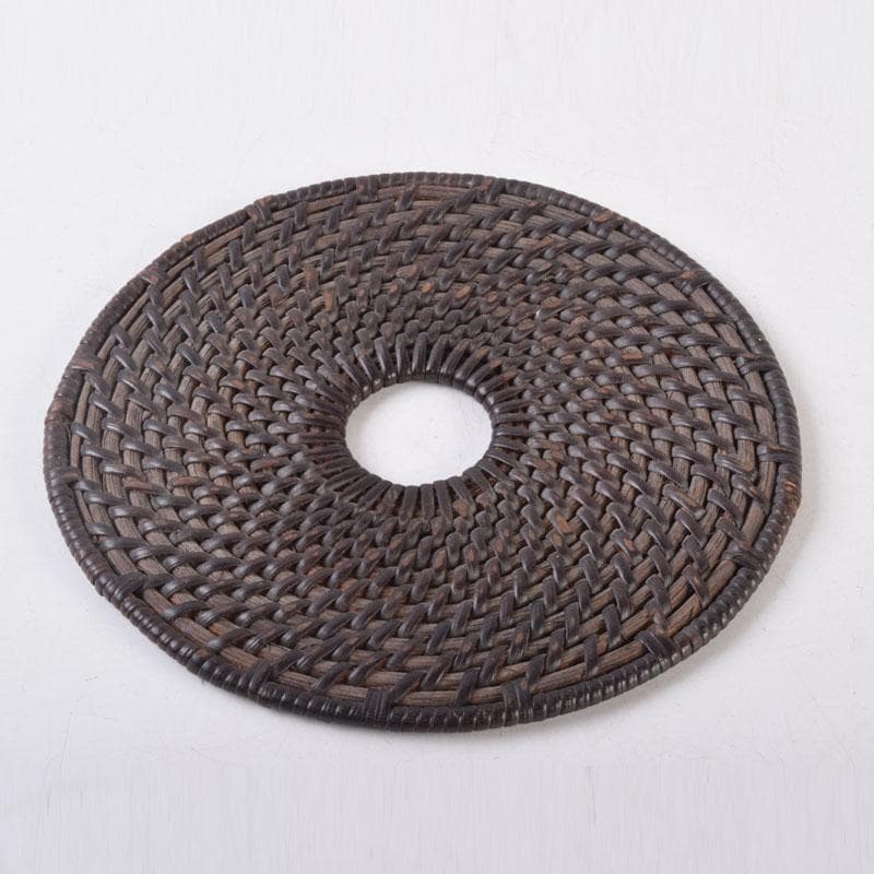 煎茶道具　籐編　瓶敷　瓶座　C　8517