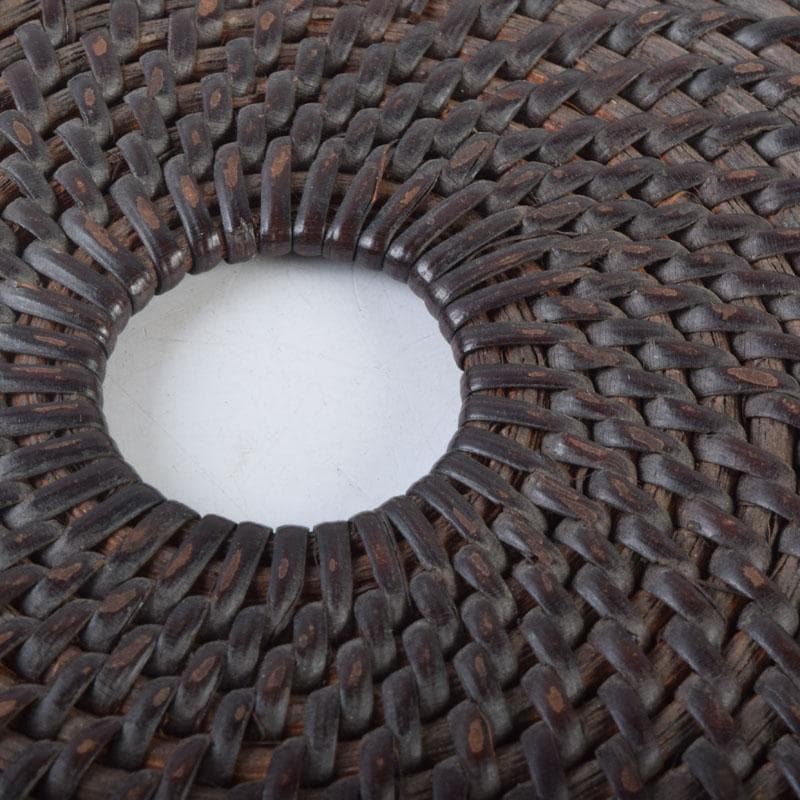 煎茶道具　籐編　瓶敷　瓶座　C　8517