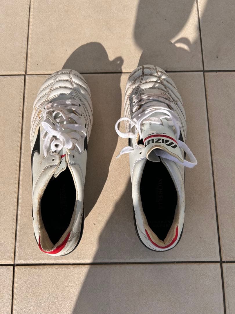 Mizuno スパイクシューズ ホワイト/ブラック/レッド 25.5