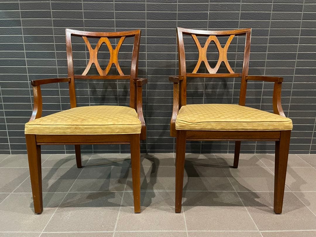 最高級 DREXEL HERITAGE ドレクセル ダイニングチェア 2脚