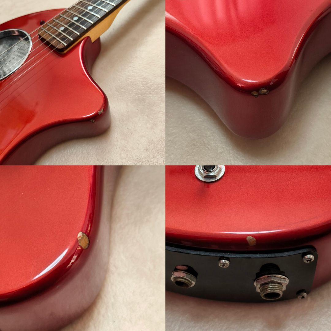 【美品】DIGI-ZO CAR マルチエフェクター内蔵 ミニギター 専用ケース付