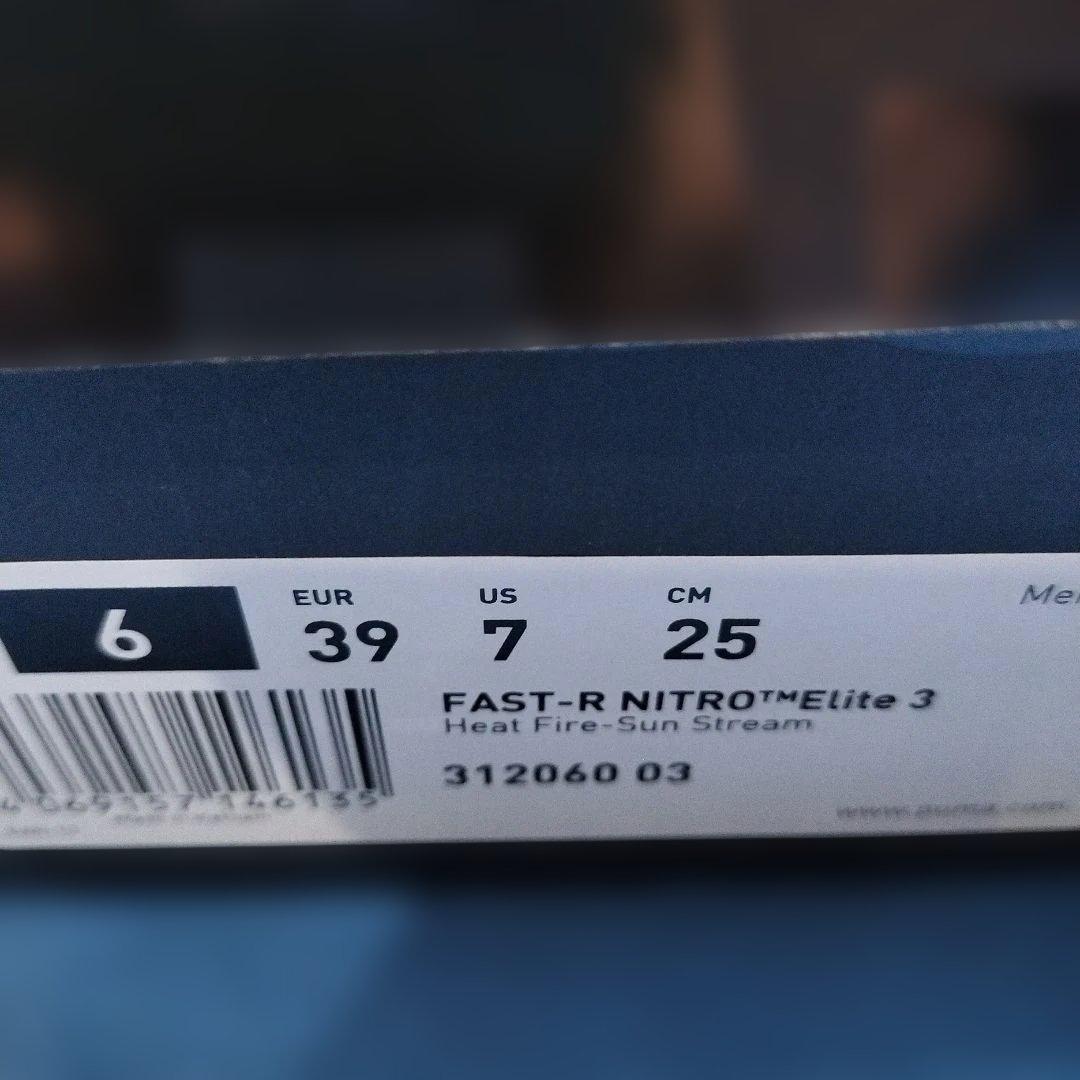 FAST-R NITRO Elite 3 ファストアール ニトロ3 25センチ