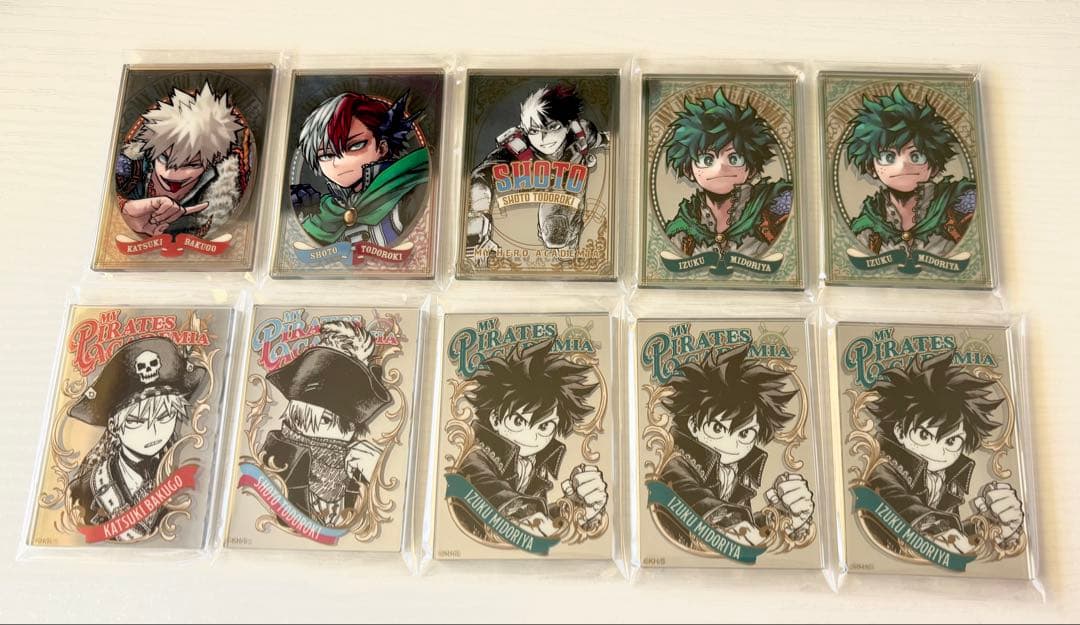 ヒロアカ パブミラー 原画展 十傑 海賊 爆豪 轟 緑谷