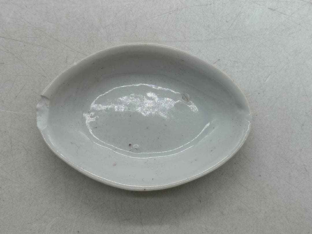 時代　白磁　菱形小皿7点　豆皿　送料込み260131