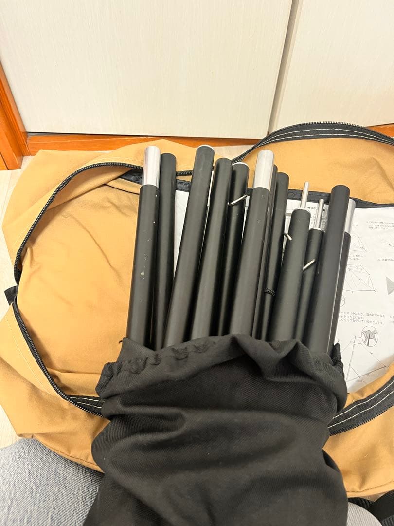 WAQ テント　二股ポール付き