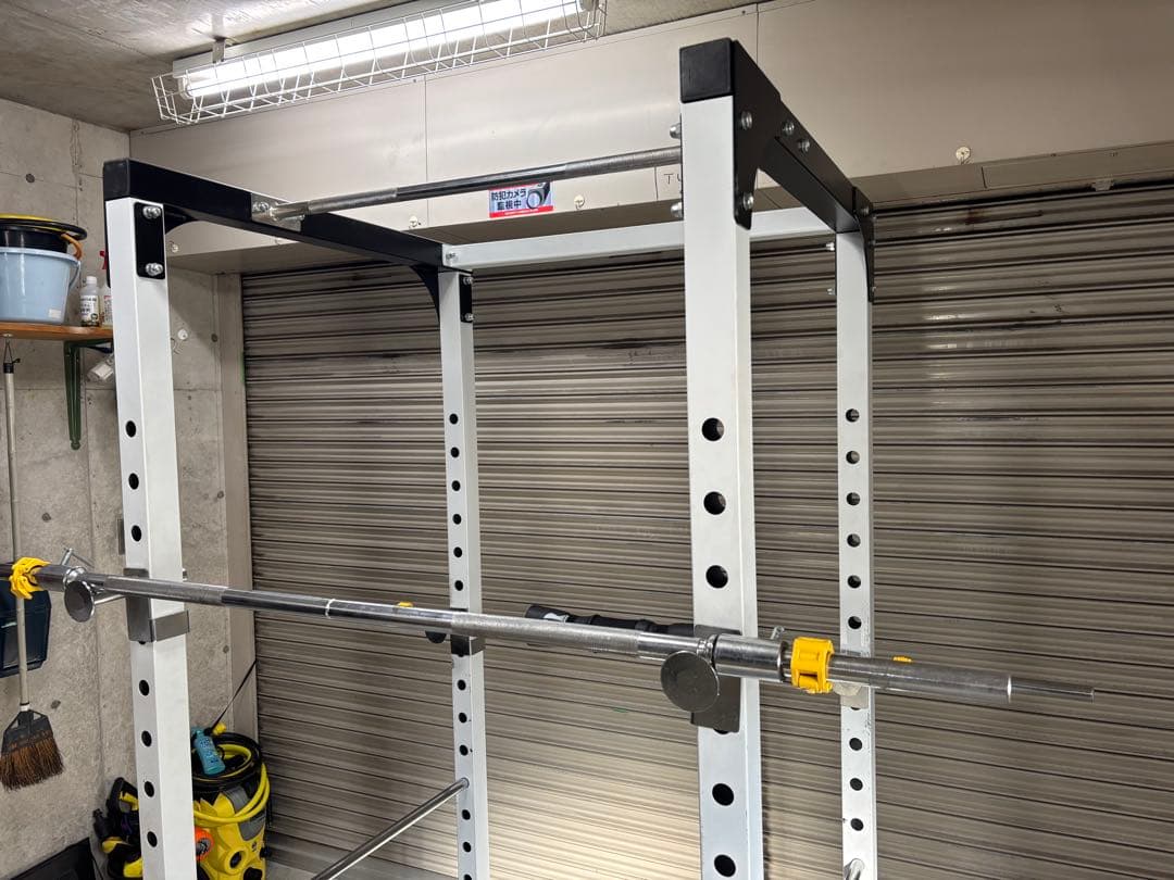 IROTEC パワーラックとバー２本付き 手渡し。