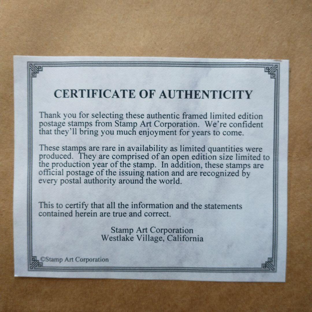 スタートレック　30周年記念切手　額装入り①　セントビンセント