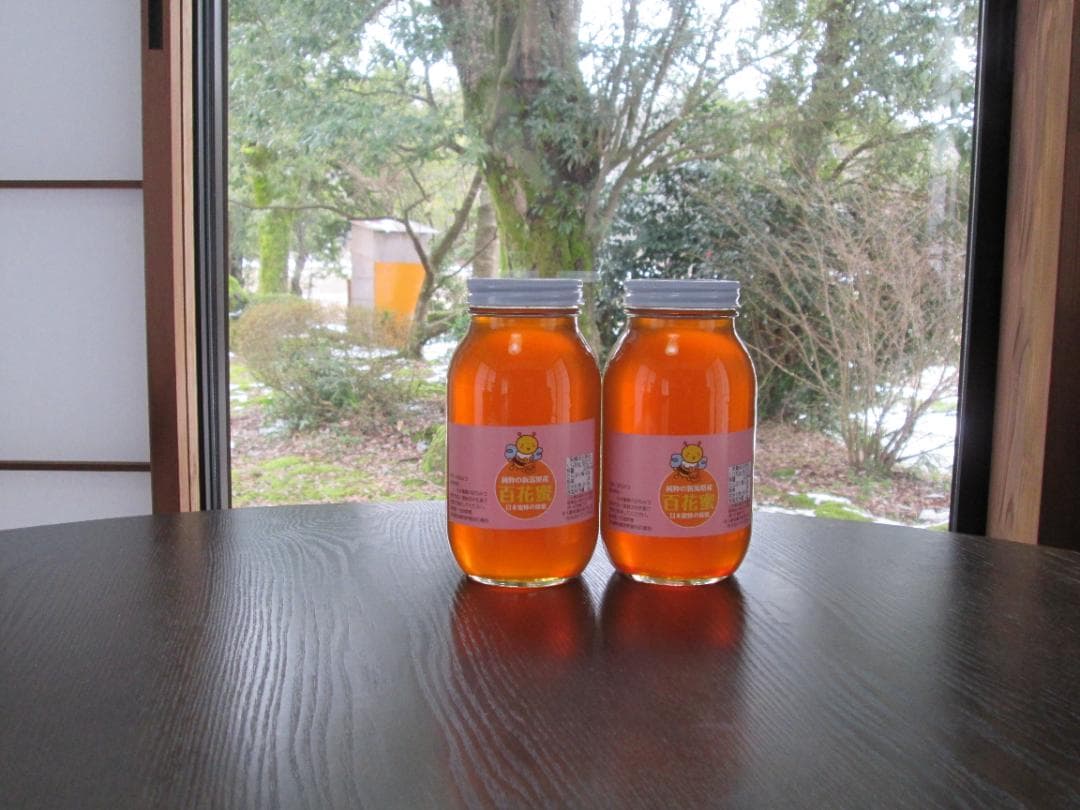 日本蜜蜂（日本ミツバチ）の蜂蜜 2本セット