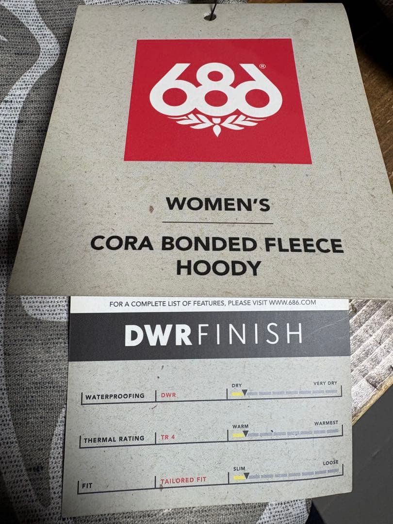 686スノーボードウェア　women's bonded fleece Mサイズ