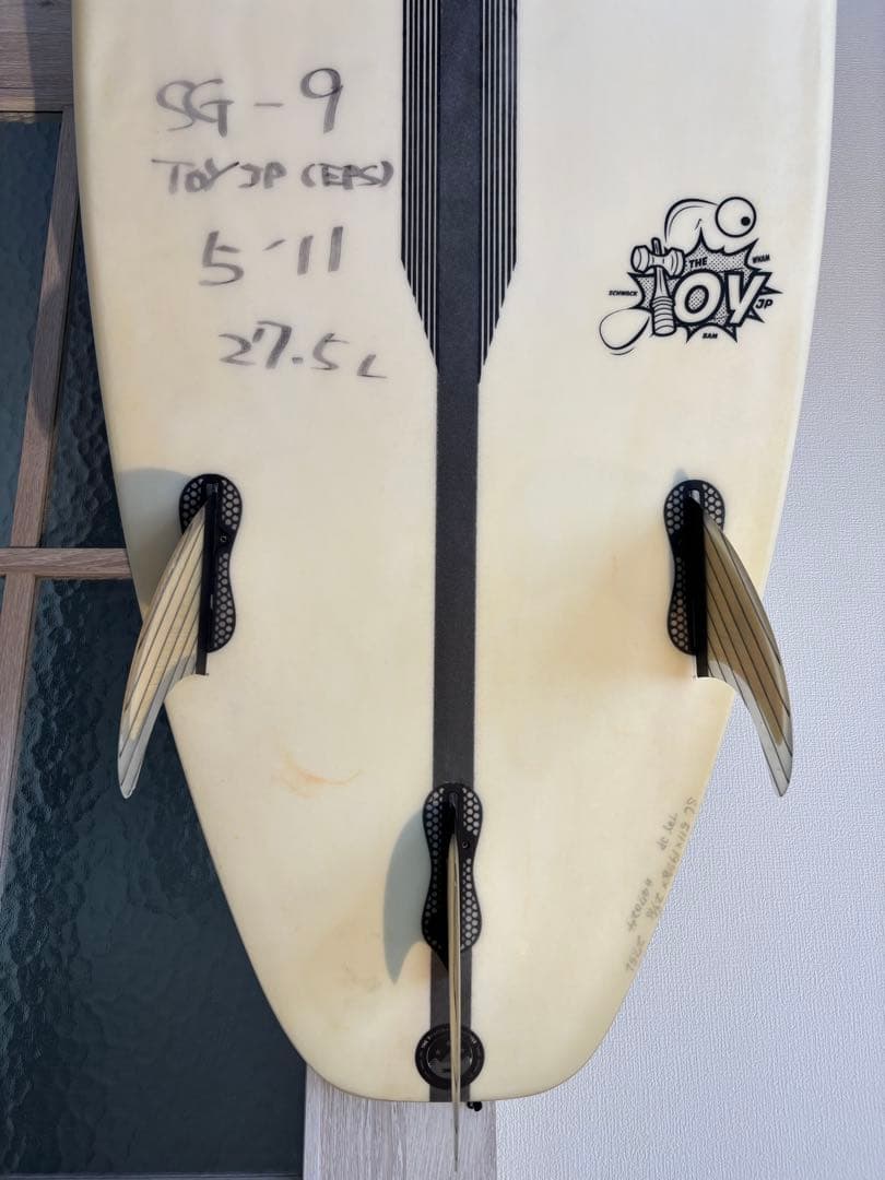 ブルー　スーパーブランド　TOY JP 5′11 27.5ℓフィン付属無