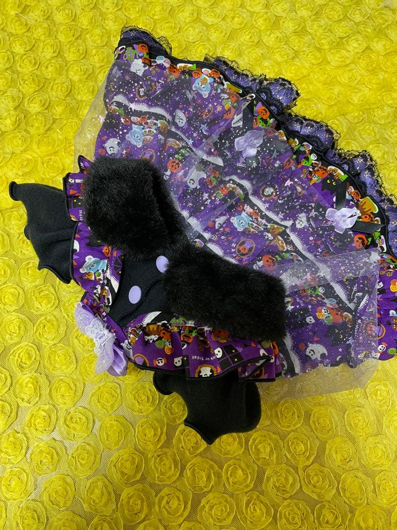 あいちゃん　犬服　ハンドメイド　わんこ服　ハロウィンワンピ
