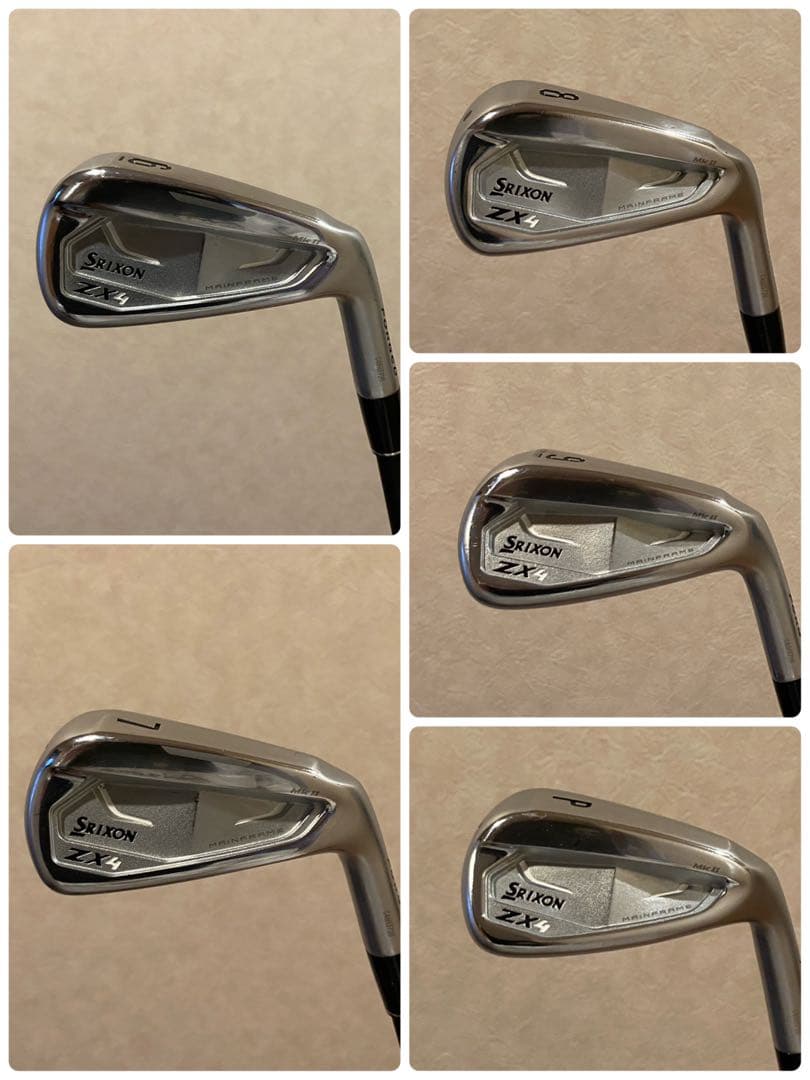 ZX4 Mk II アイアン TRAVIL IRONカーボンシャフト 5本セット