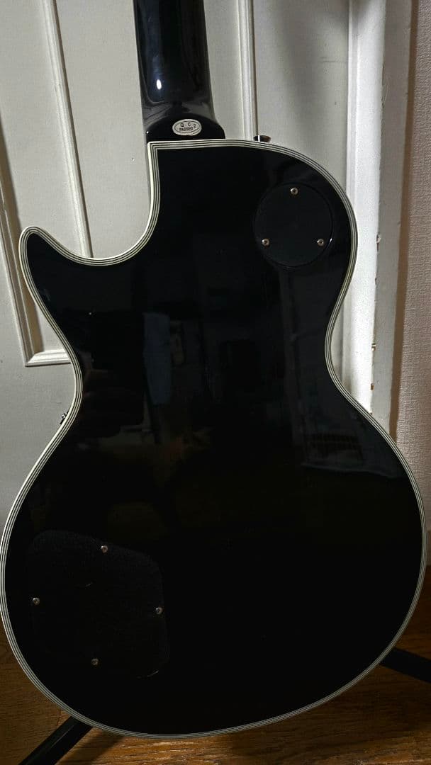 Photogenic レスポールタイプエレキギター ブラック ギターケース付き