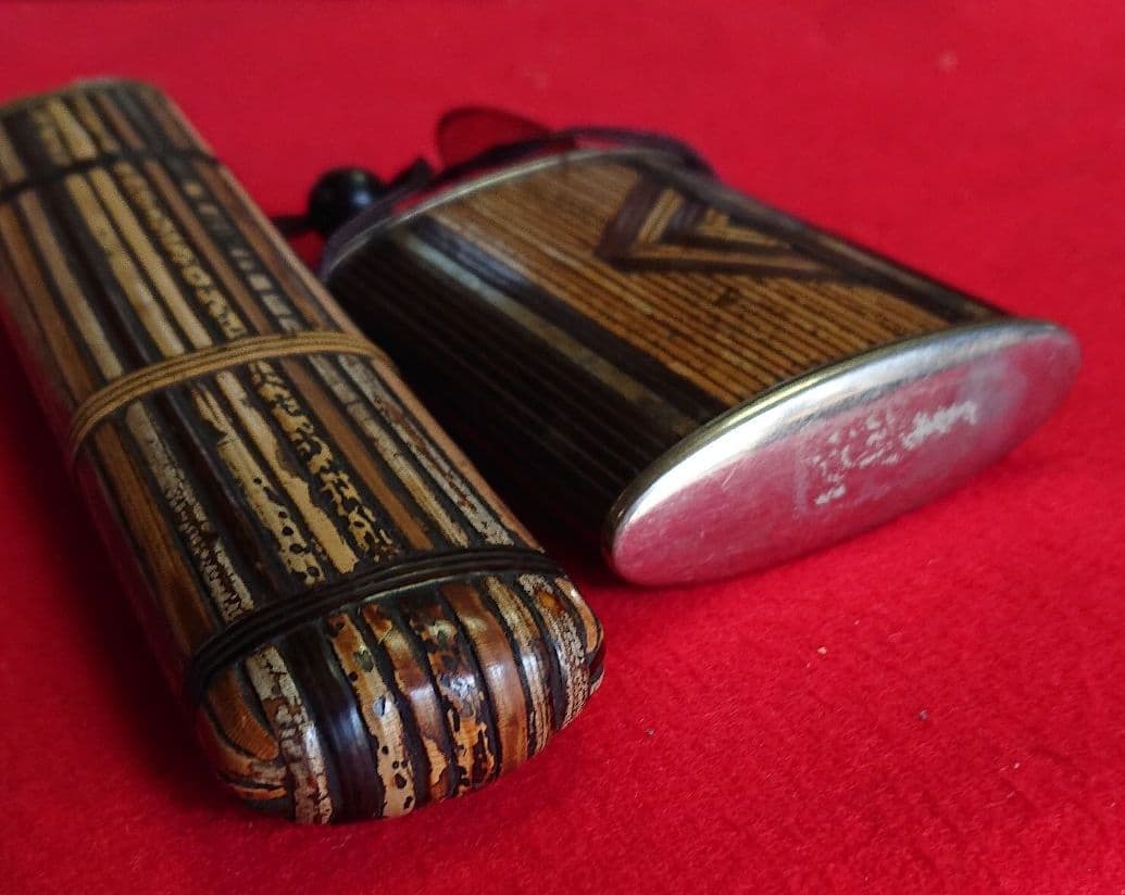 煙草入れ螺鈿骨董