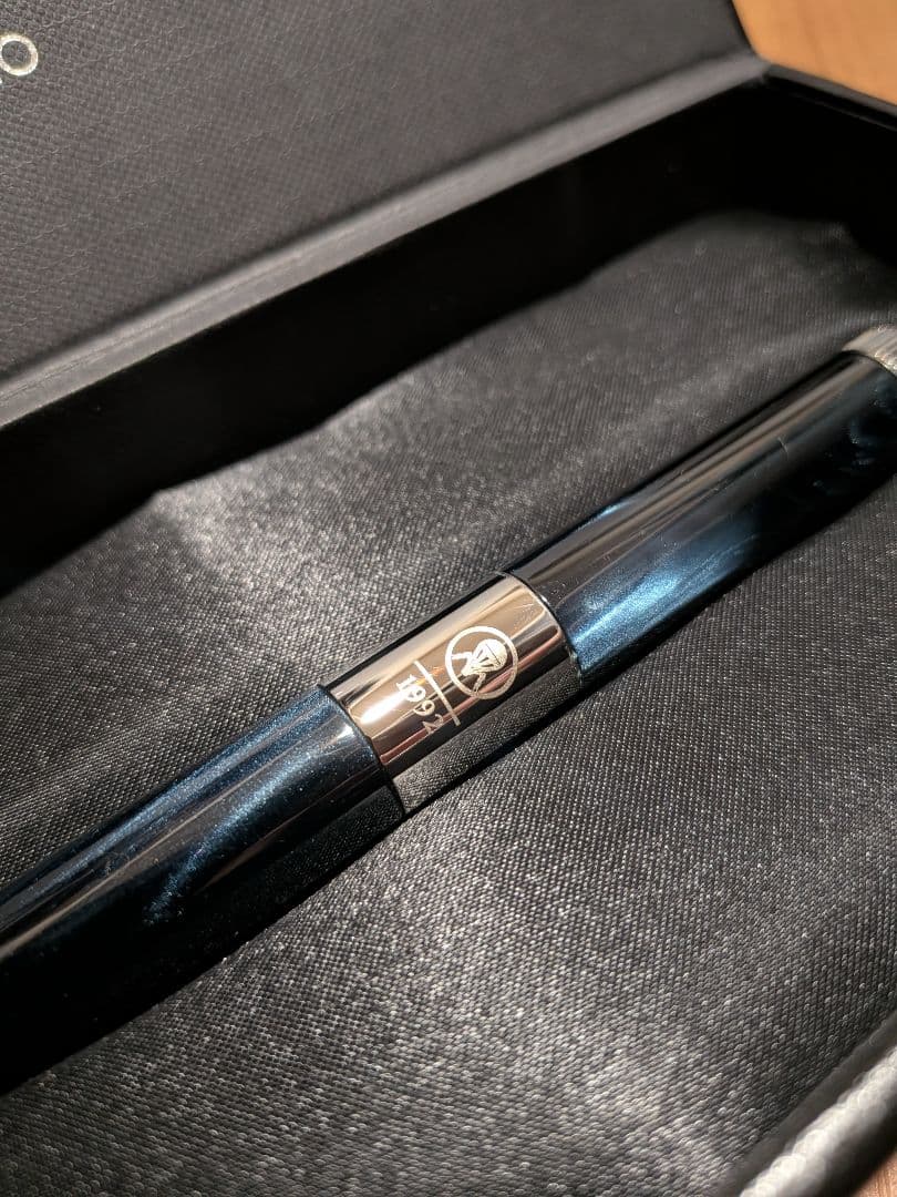 【希少模様】五大陸×ROMEO No.3 青黒マーブル 専用ケース付き