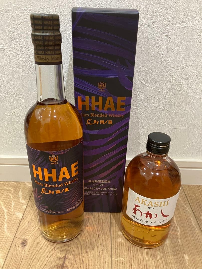 新里ウイスキー 700ml 2本　HHAE あかし各1本　4本セット