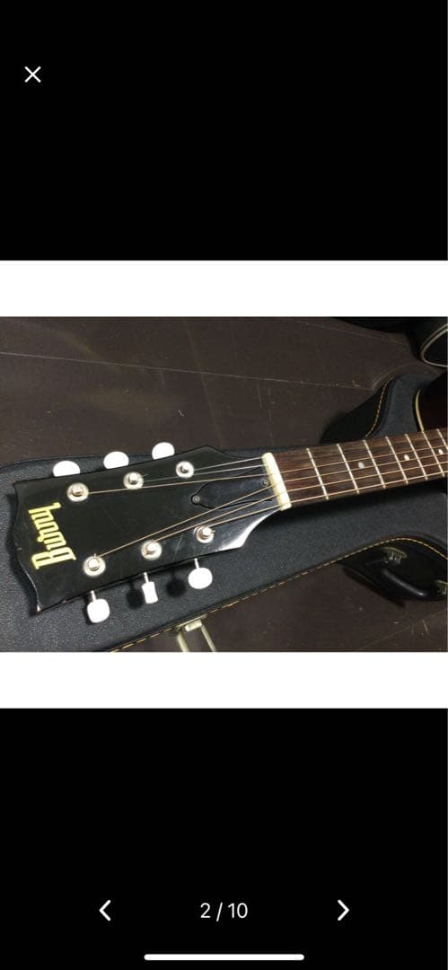 アコースティックギター　burny