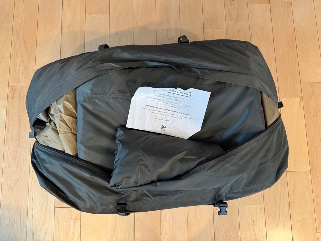 ゼインアーツ ゼクー L 別売インナーテント付き 撥水加工変更前