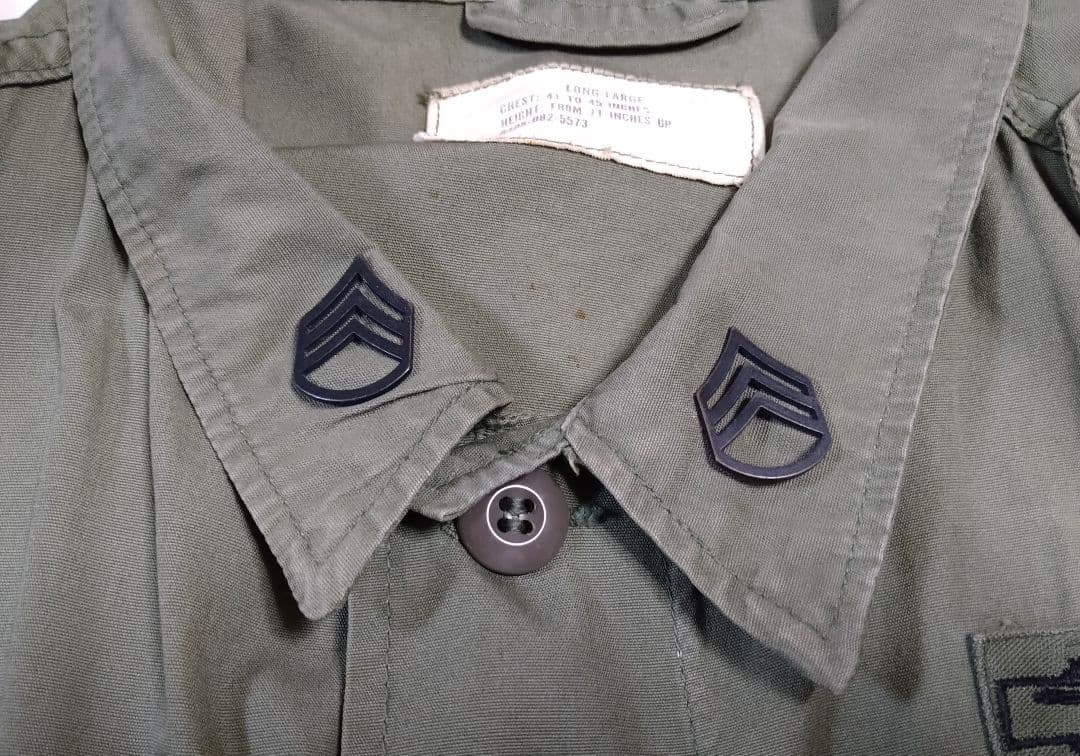 アメリカ軍実物　ジャングルファティーグジャケット　中期型