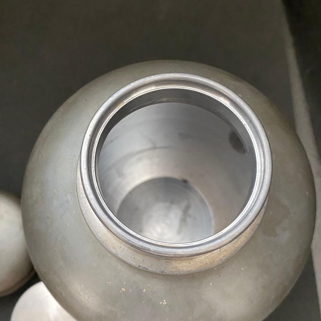 古錫 御錫屋天下一美作守  茶筒 茶入 茶壷 煎茶 茶道具  茶心壺　錫製品