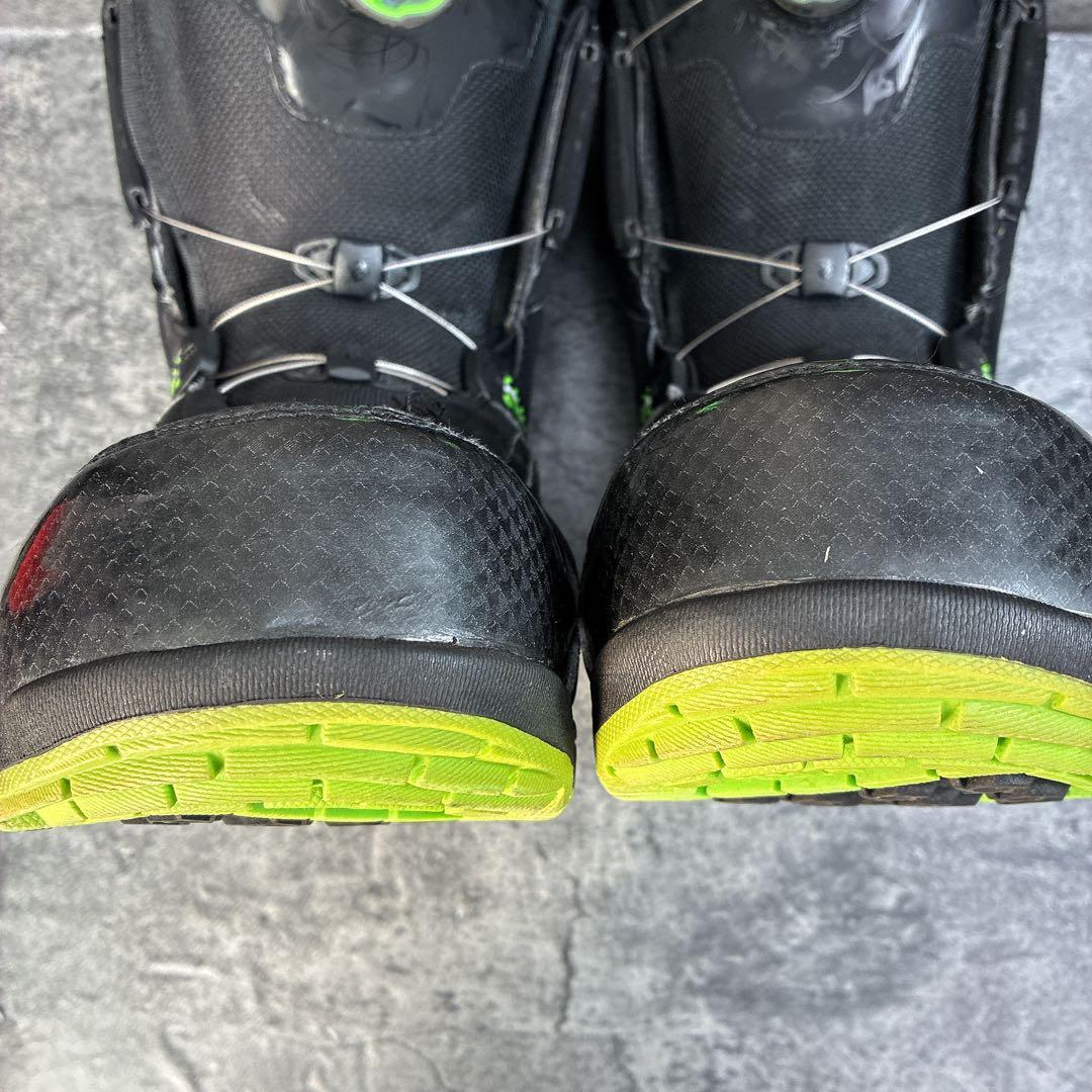 msさま　ヘッド ボア ブラック グリーン スノーボード ブーツ 28cm