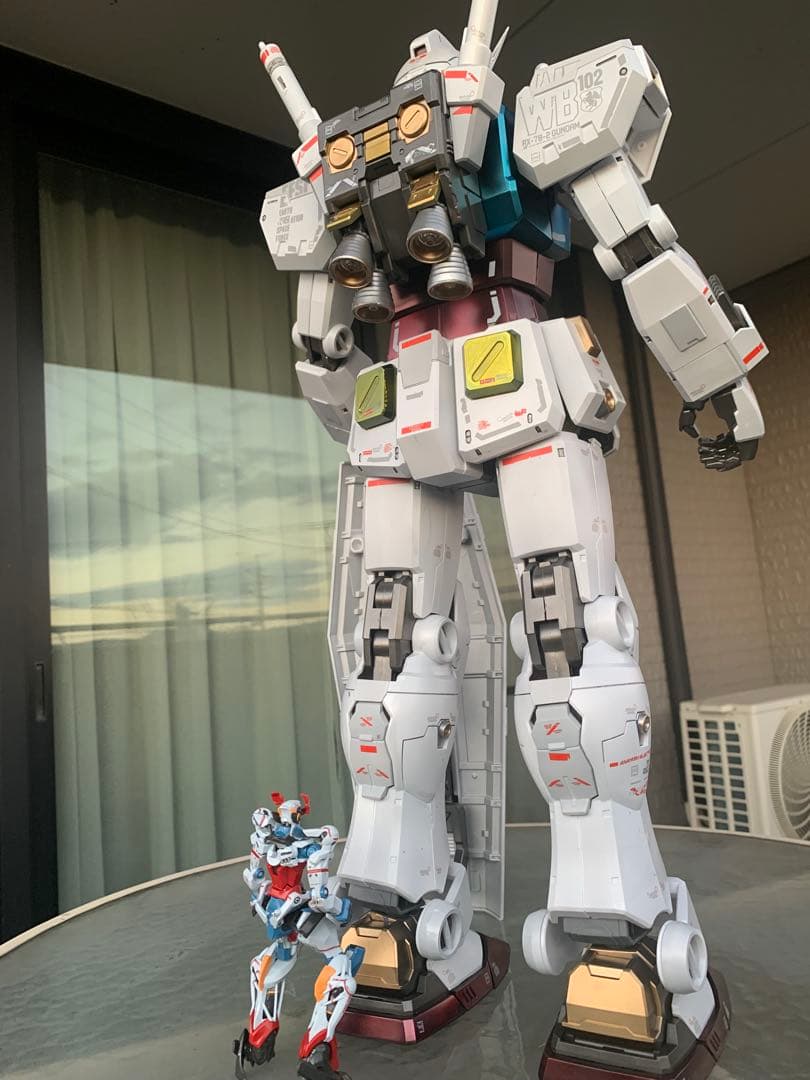 メガサイズ、1/35 ガンダム RX-78-2 海外製（方大競）全塗装。出品。