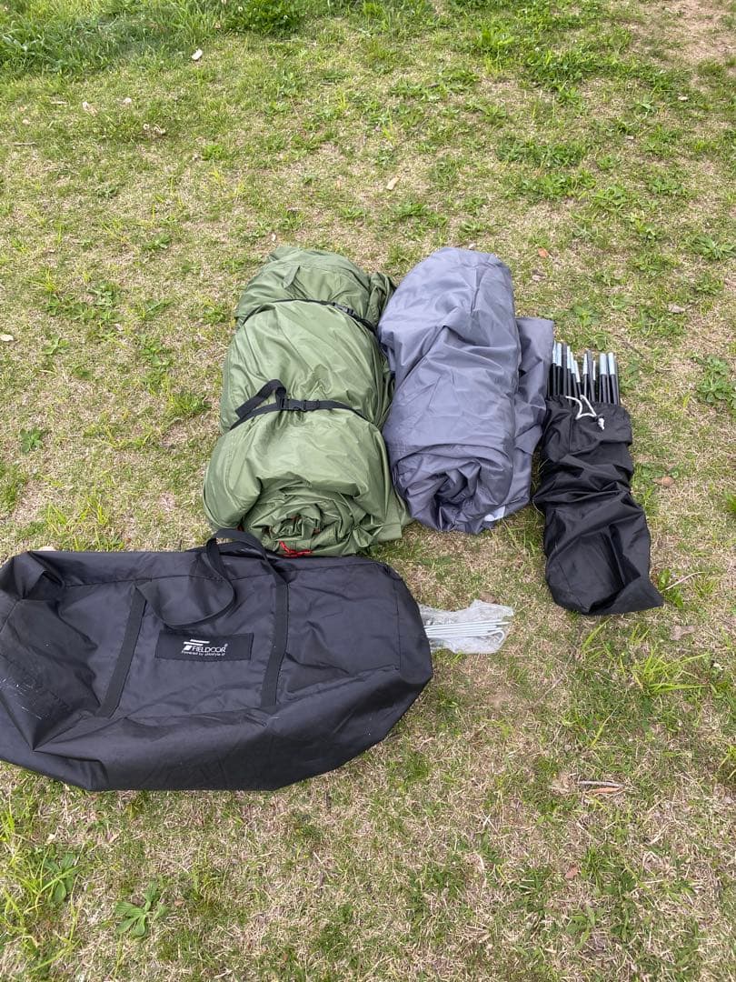 フィールドア　トンネルテント620 大型 キャンプ