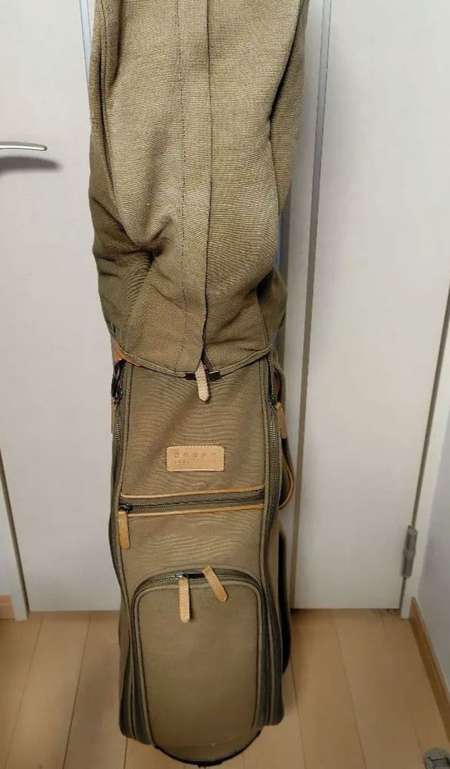 帆布製　オリーブグリーン ゴルフバッグ・キャディバッグ