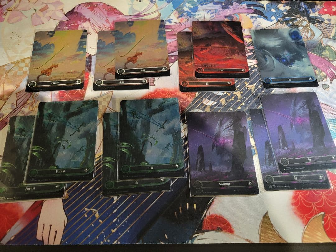 【随時追加】ギャラクシーfoil　基本土地　mtg　久遠の終端　計17枚