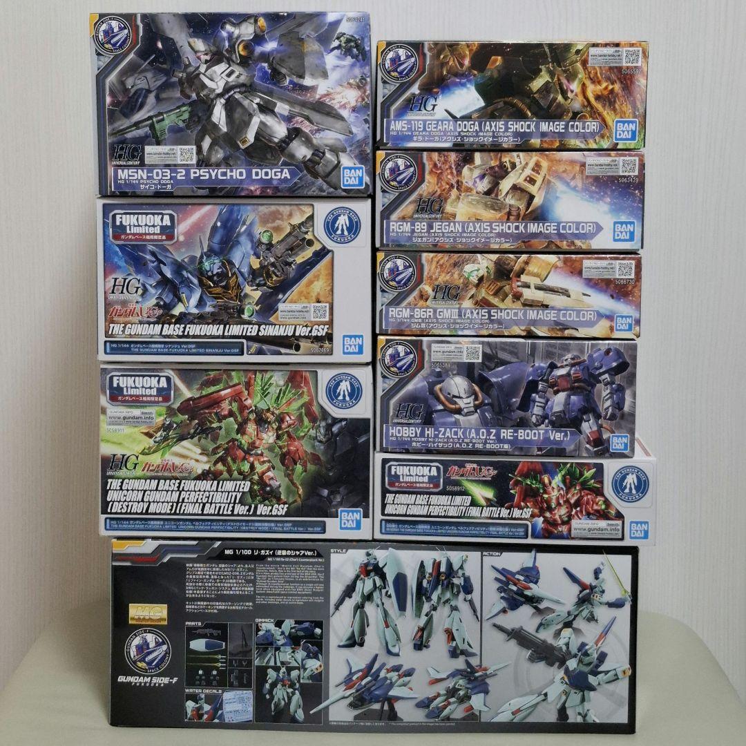 福岡限定セット　ユニコーンガンダム　シナンジュ　逆襲のシャア SIDE-F