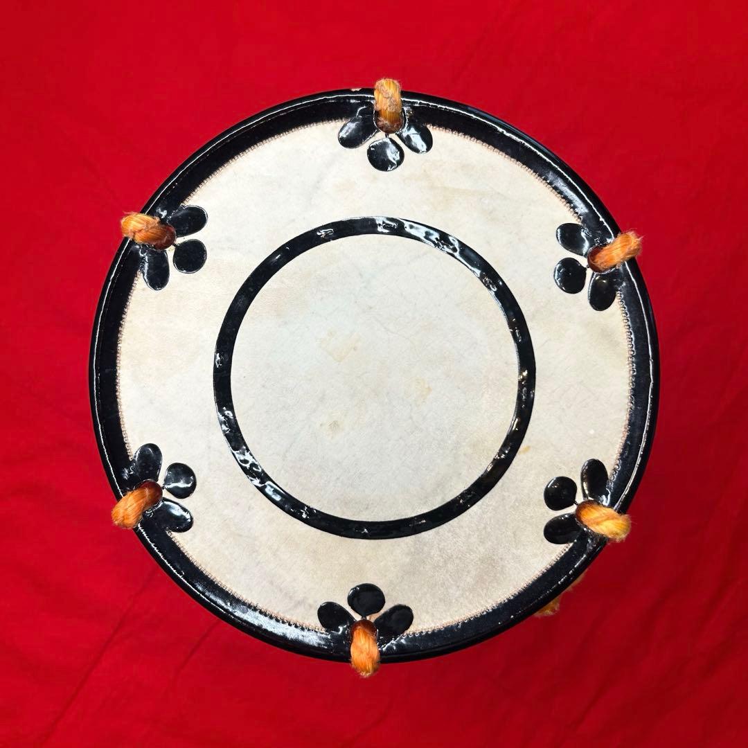 小鼓 蒔絵　本皮　和楽器 打楽器 締太鼓 能 歌舞伎 伝統芸能 雅楽