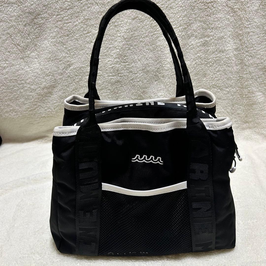 muta パーテーショントートバッグ　黒　ブラック　ゴルフ　保冷保温