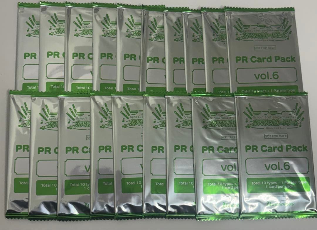 ラブライブカードゲーム　プロモ　PRカードパック vol.6 20パック　ラブカ