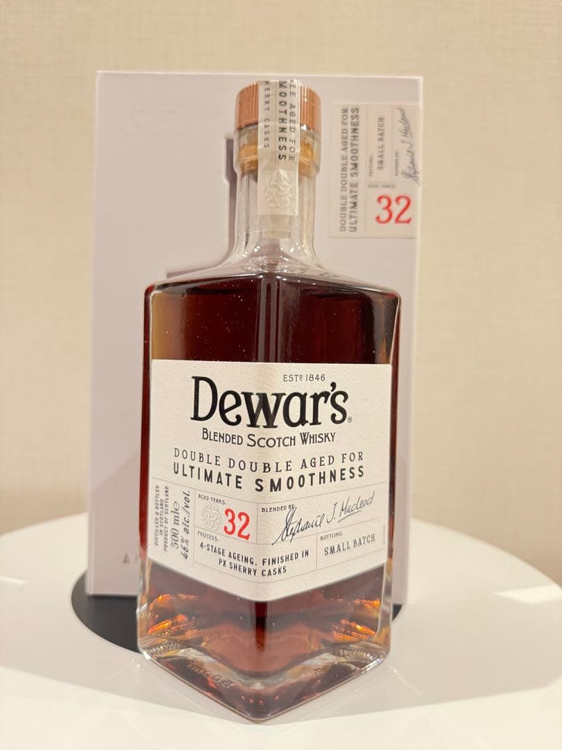 Dewars デュワーズ ダブル 32年 スコッチ 500ml 46度新品未開封
