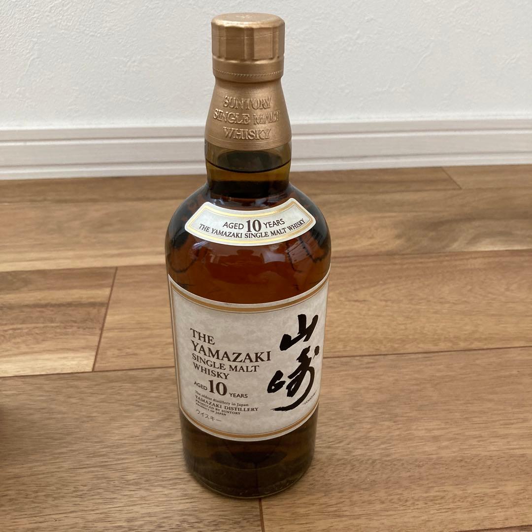 【未開封】山崎10年 サントリーシングルモルトウイスキー 700ml