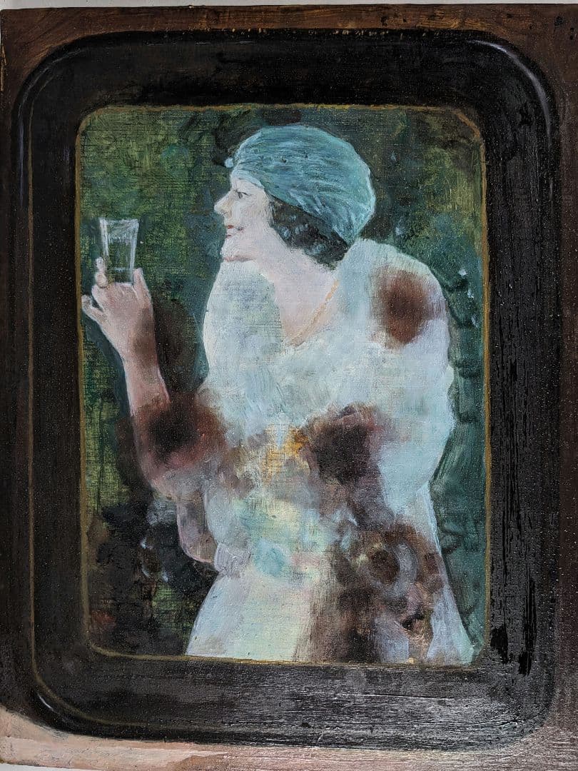 女性の肖像 油彩画