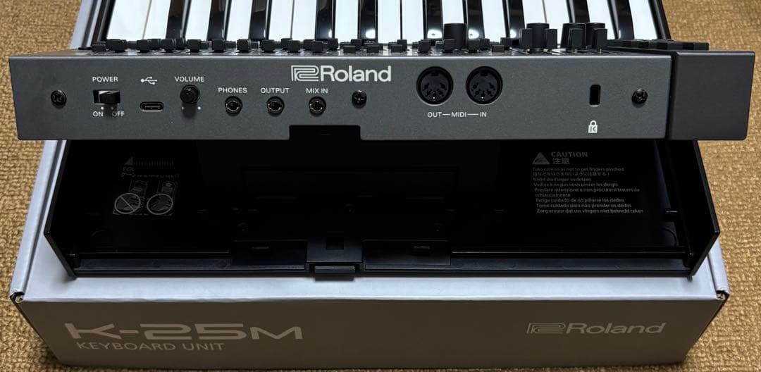 完全動作美品 追加音色あり Roland JD-08 + K-25M