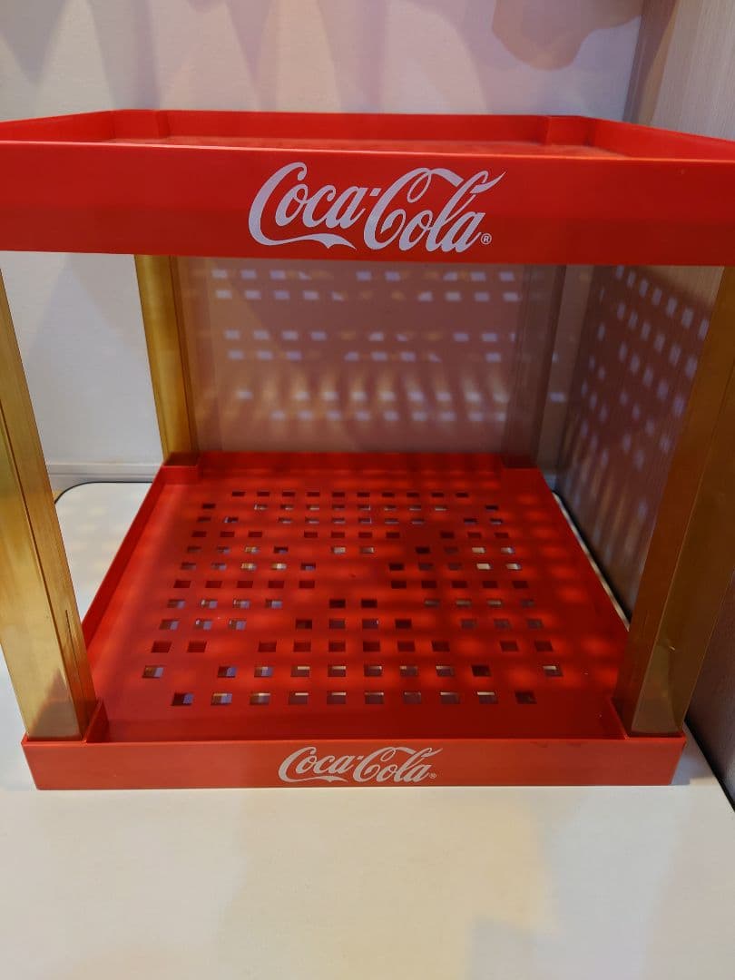 Coca-Cola メッシュオープンシェルフ プラスチック棚非売品ヴィンテージ