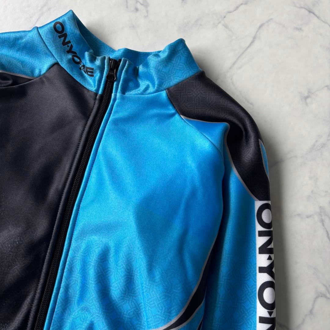 ONYONE スキー GSレーシングスーツ 青黒　セットアップ◆6900