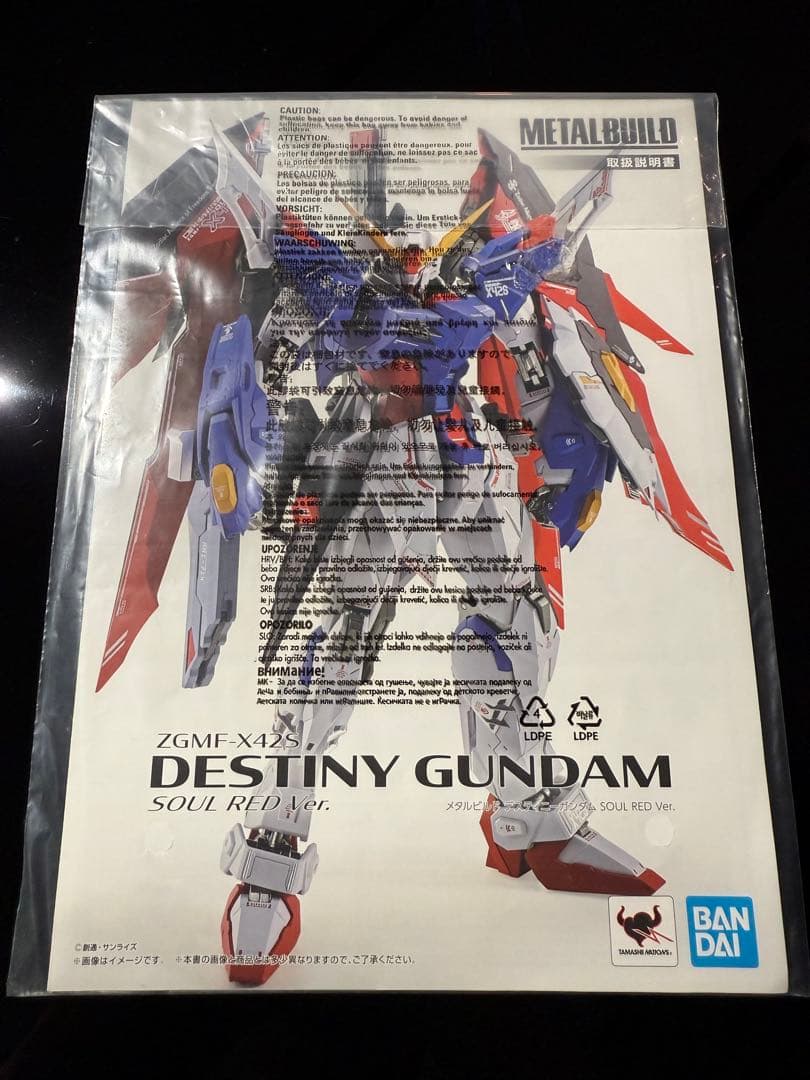 メタルビルド　デスティニーガンダムSOUL RED ver.