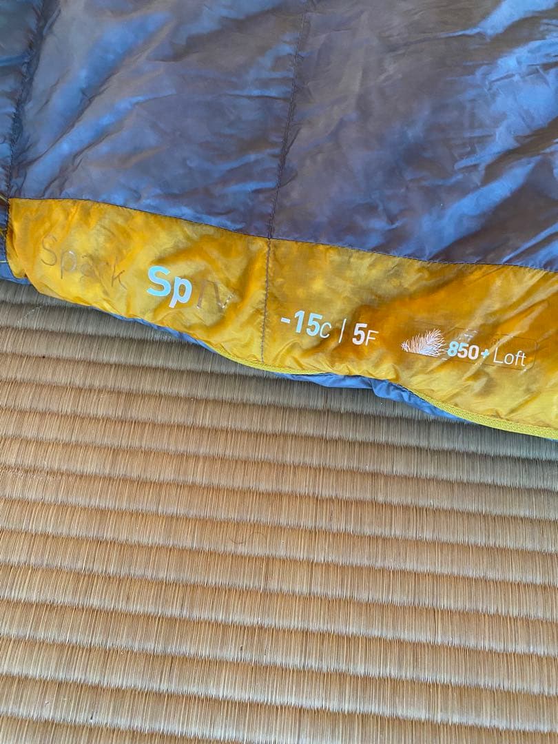 訳あり　Sea to Summit Spark SpⅣ寝袋 850フィルパワー