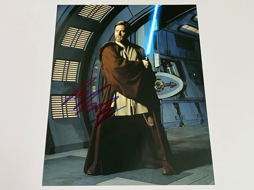 スターウォーズ　直筆サイン　オビワン・ケノービ　ユアン・マクレガー