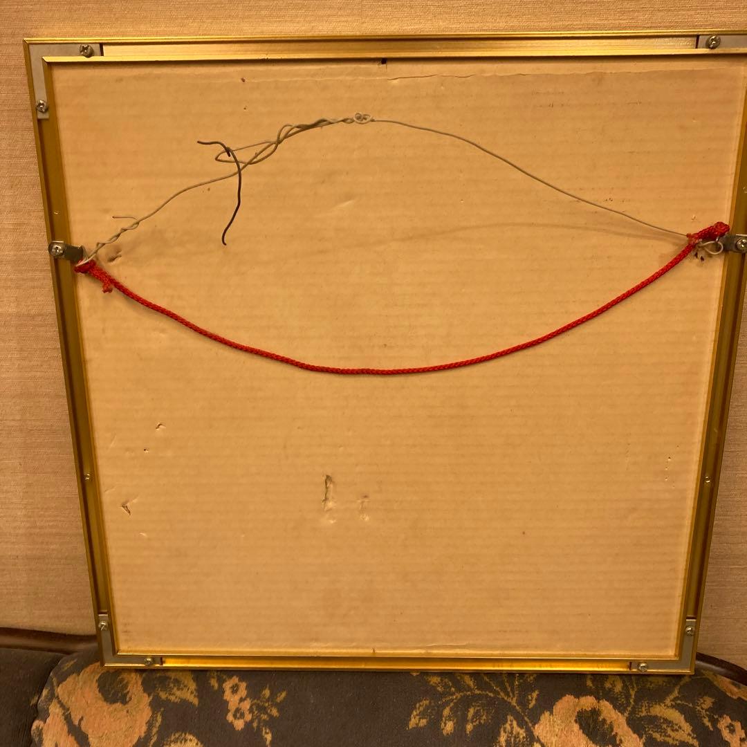 モルフォ蝶　貼り絵　アート