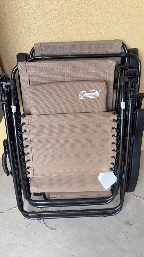 引取限定 Coleman インフィニティチェア 4脚セット