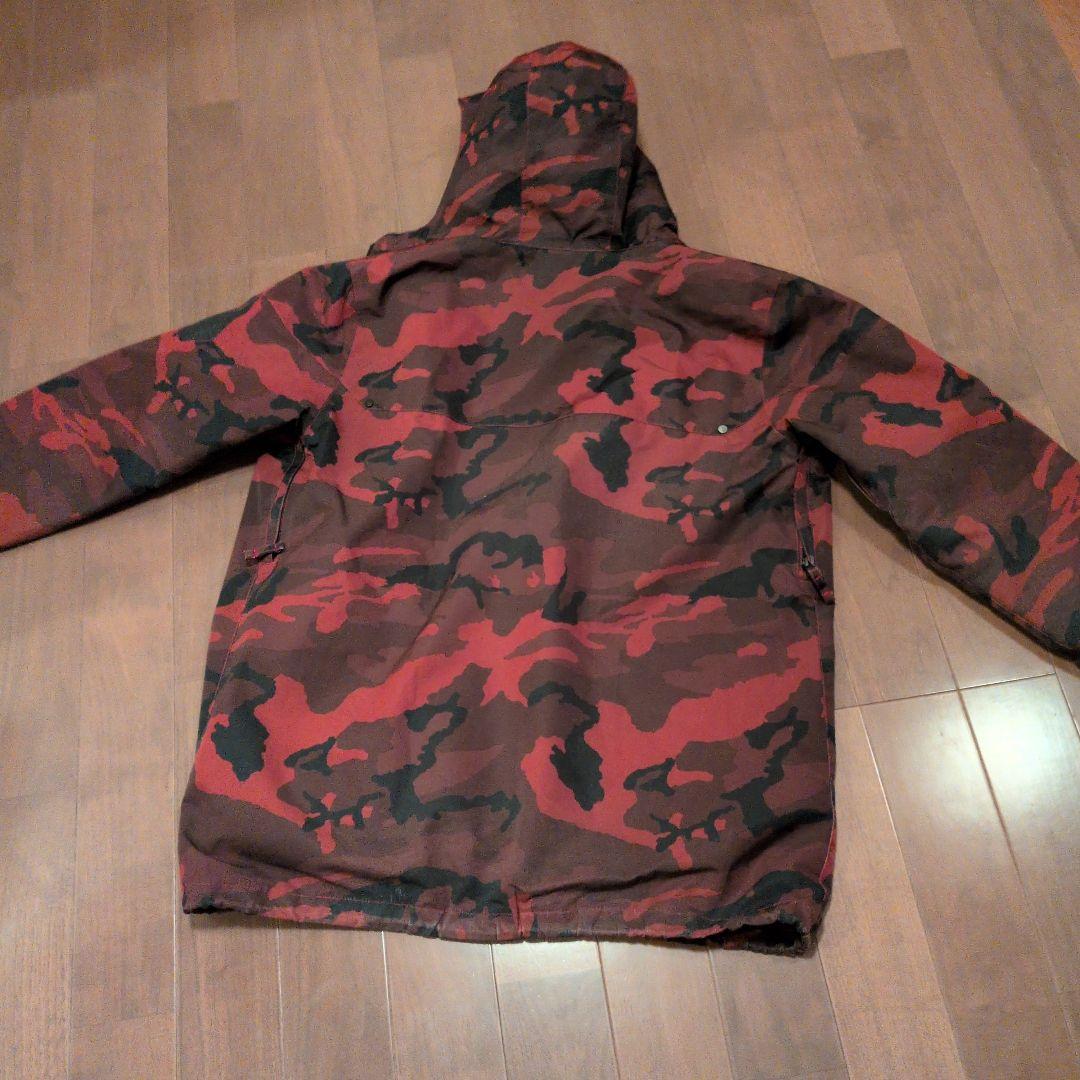 VOLCOM赤黒迷彩 スノーボードウェアセット