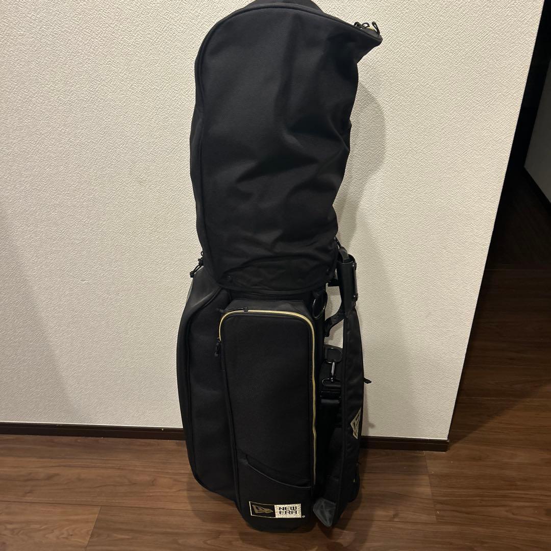激レアNEW ERA ニューエラ キャディバッグ ブラックxゴールド