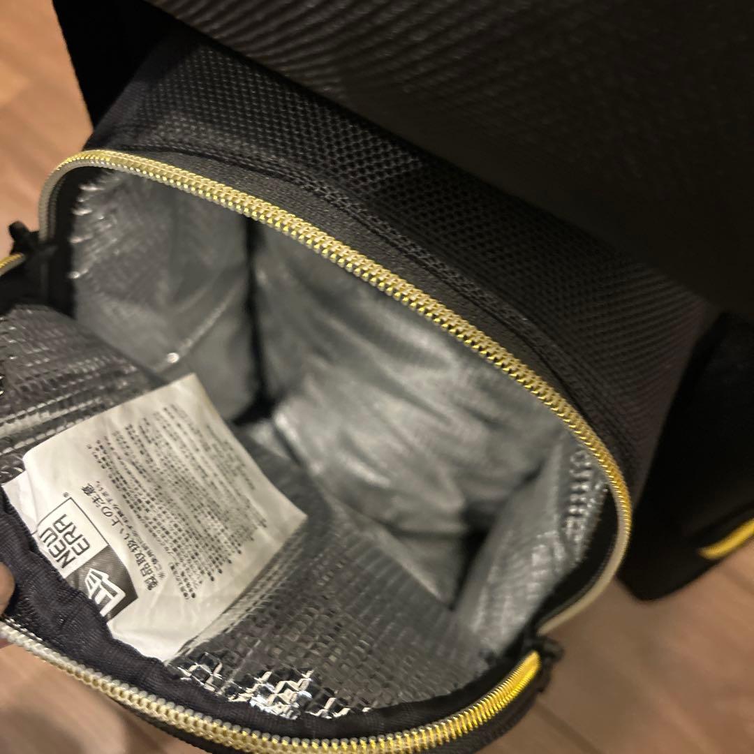 激レアNEW ERA ニューエラ キャディバッグ ブラックxゴールド