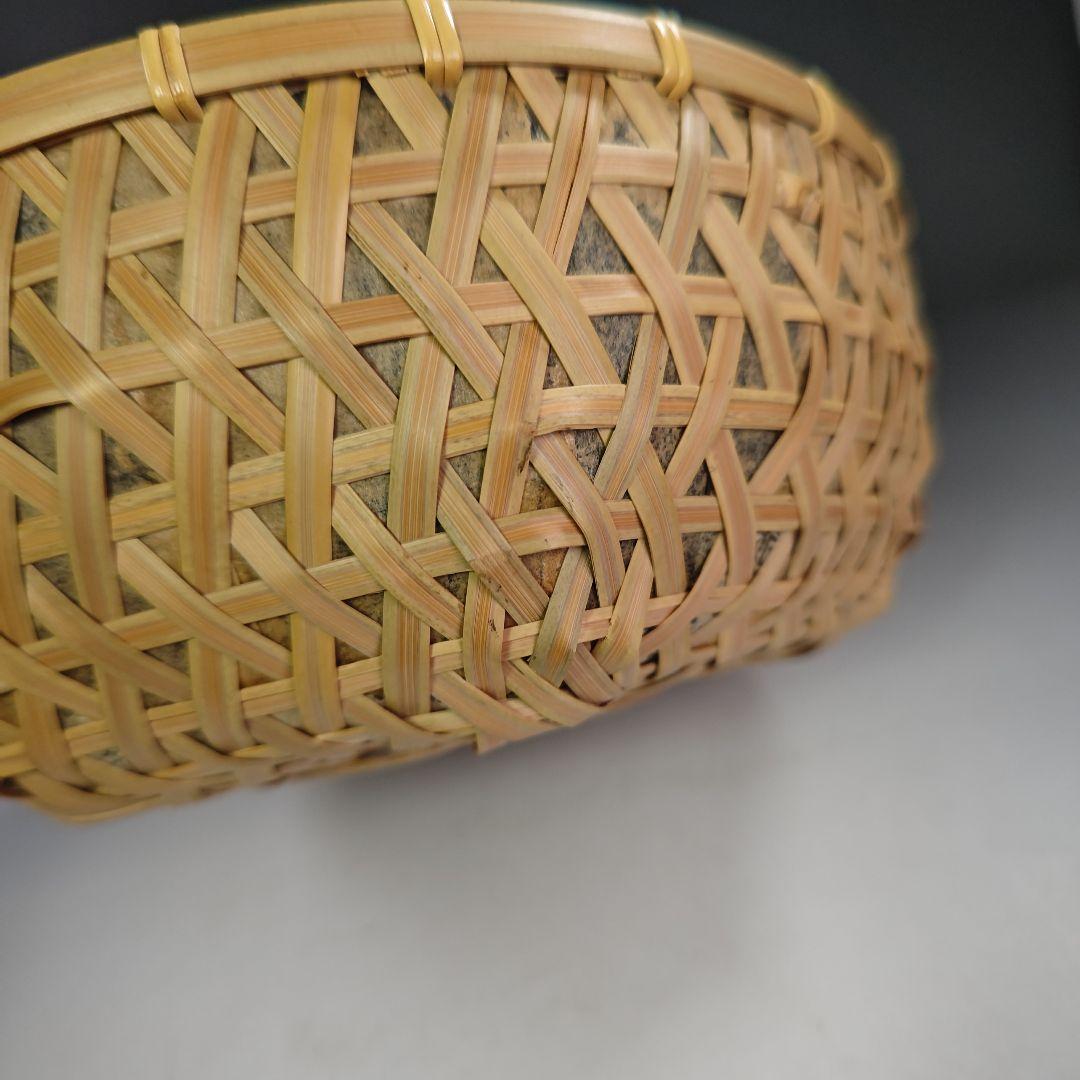 イ832 炭斗『田中篁斎造』『玄々斎好　常盤篭　炭斗籠　共箱』茶道具