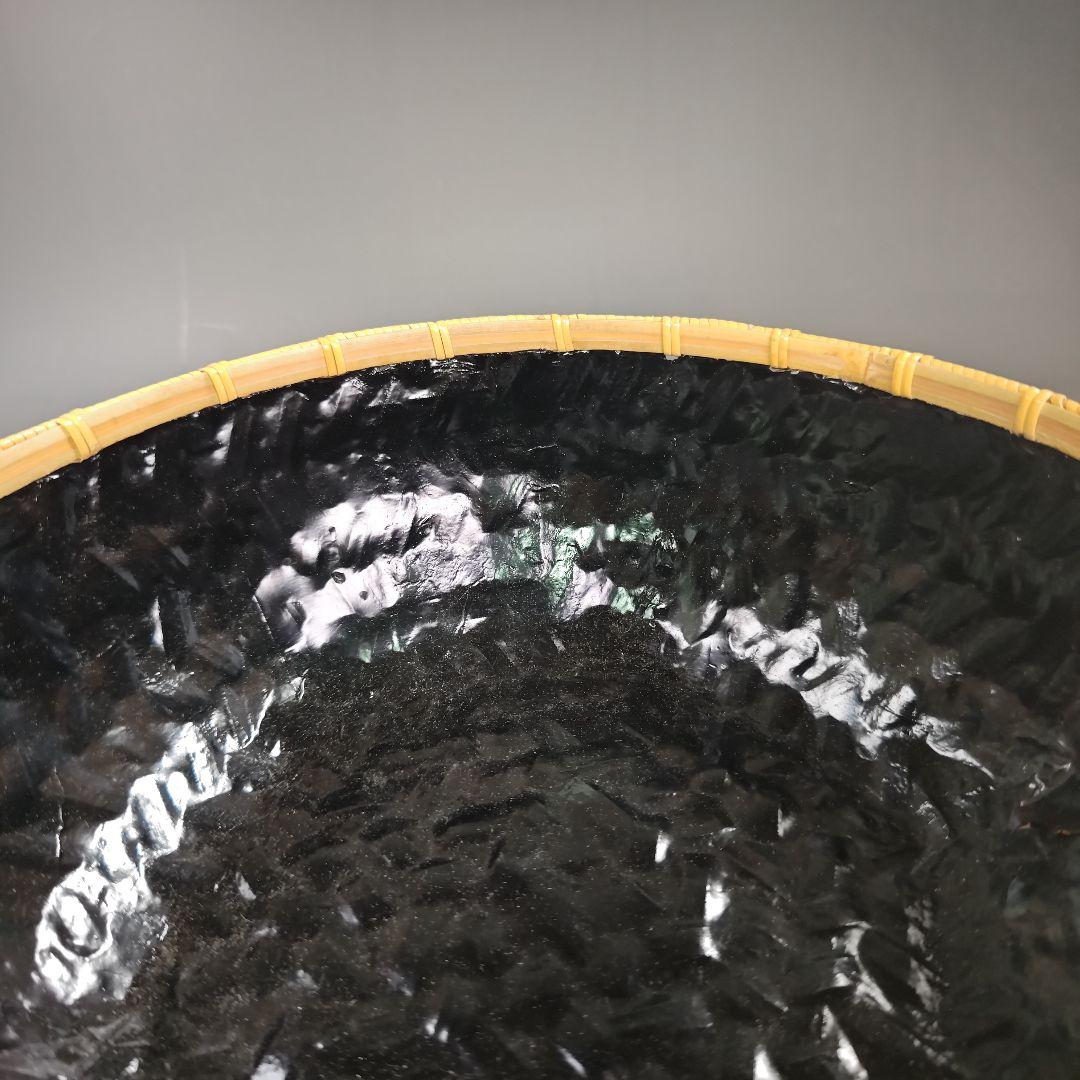 イ832 炭斗『田中篁斎造』『玄々斎好　常盤篭　炭斗籠　共箱』茶道具