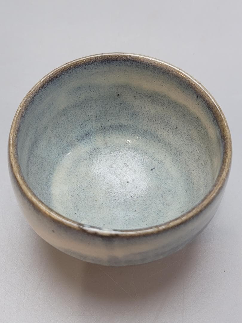 浜田晋作 造 掛合釉茶碗 共箱 未使用 DT551